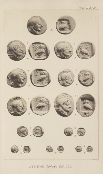 A Catalogue of the Greek Coins in the British Museum: Attica, Megaris, Aegina — plate p.7