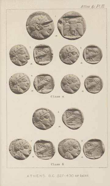 A Catalogue of the Greek Coins in the British Museum: Attica, Megaris, Aegina — plate p.9