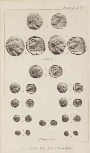 A Catalogue of the Greek Coins in the British Museum: Attica, Megaris, Aegina — plate p.11