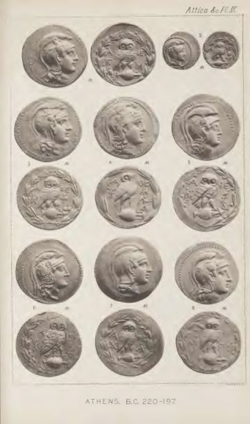 A Catalogue of the Greek Coins in the British Museum: Attica, Megaris, Aegina — plate p.21