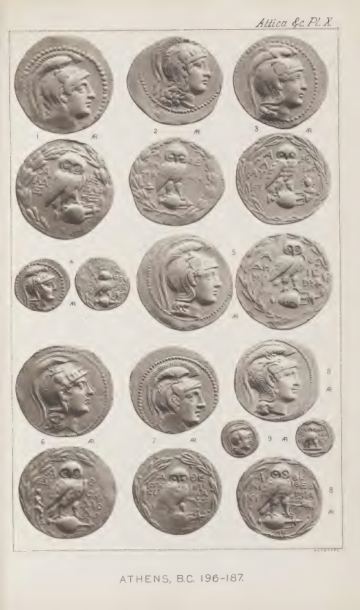 A Catalogue of the Greek Coins in the British Museum: Attica, Megaris, Aegina — plate p.23