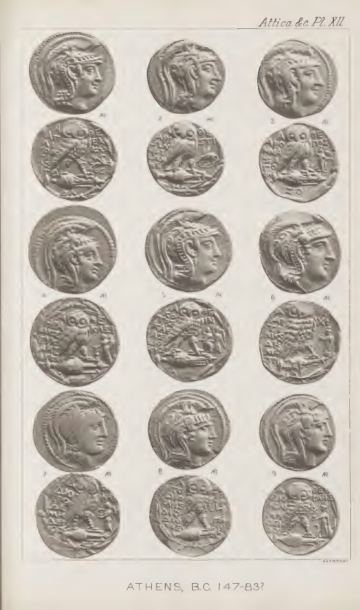 A Catalogue of the Greek Coins in the British Museum: Attica, Megaris, Aegina — plate p.27