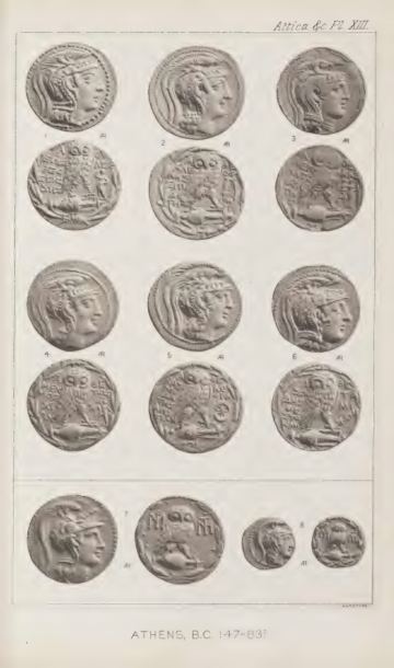 A Catalogue of the Greek Coins in the British Museum: Attica, Megaris, Aegina — plate p.29