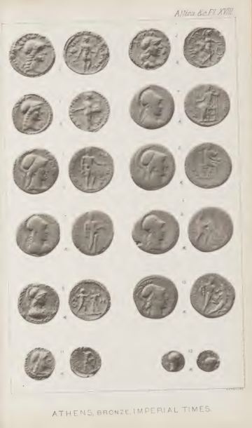 A Catalogue of the Greek Coins in the British Museum: Attica, Megaris, Aegina — plate p.39