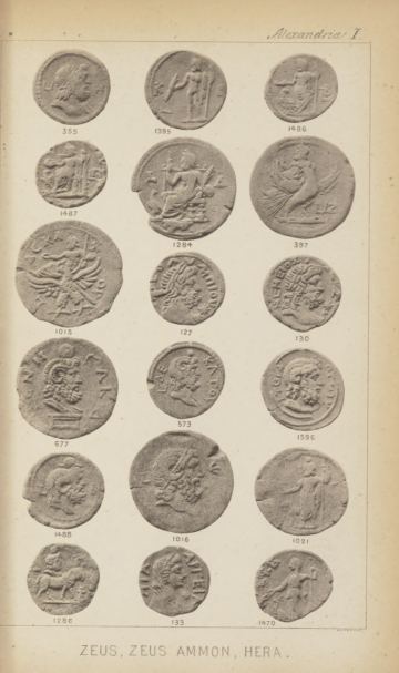 A Catalogue of the Greek Coins in the British Museum: Alexandria and the Nomes — plate p.5