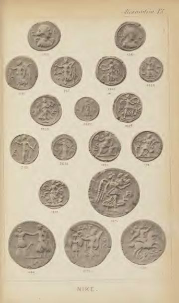 A Catalogue of the Greek Coins in the British Museum: Alexandria and the Nomes — plate p.21