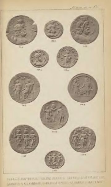 A Catalogue of the Greek Coins in the British Museum: Alexandria and the Nomes — plate p.33