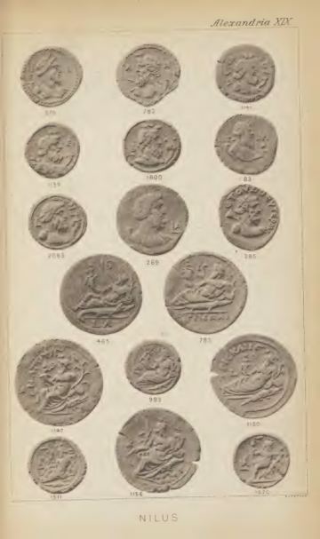 A Catalogue of the Greek Coins in the British Museum: Alexandria and the Nomes — plate p.41