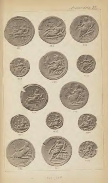 A Catalogue of the Greek Coins in the British Museum: Alexandria and the Nomes — plate p.43