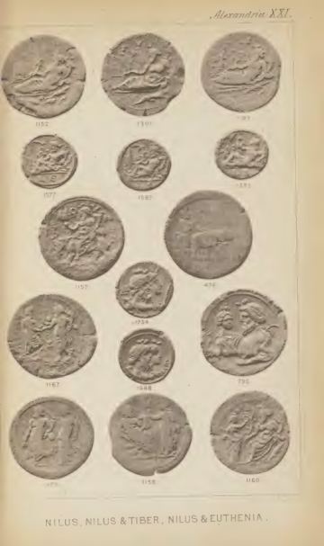 A Catalogue of the Greek Coins in the British Museum: Alexandria and the Nomes — plate p.45
