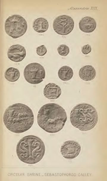 A Catalogue of the Greek Coins in the British Museum: Alexandria and the Nomes — plate p.63