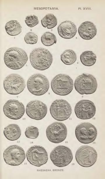 A Catalogue of the Greek Coins in the British Museum: Arabia, Mesopotamia, and Persia — plate p.39