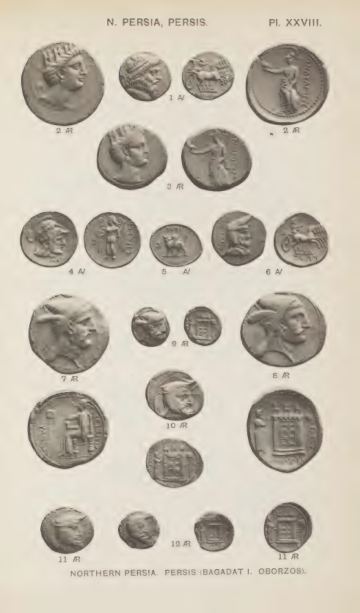 A Catalogue of the Greek Coins in the British Museum: Arabia, Mesopotamia, and Persia — plate p.59