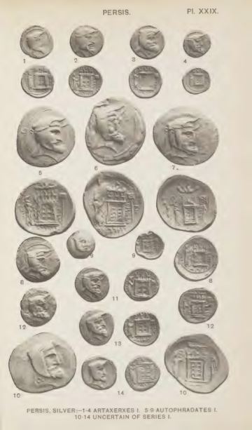 A Catalogue of the Greek Coins in the British Museum: Arabia, Mesopotamia, and Persia — plate p.61