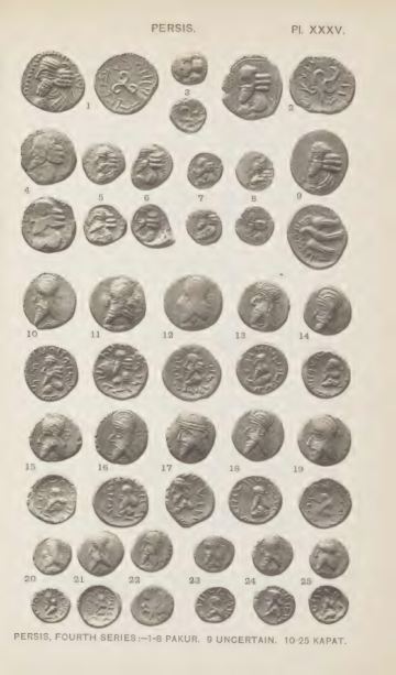 A Catalogue of the Greek Coins in the British Museum: Arabia, Mesopotamia, and Persia — plate p.73