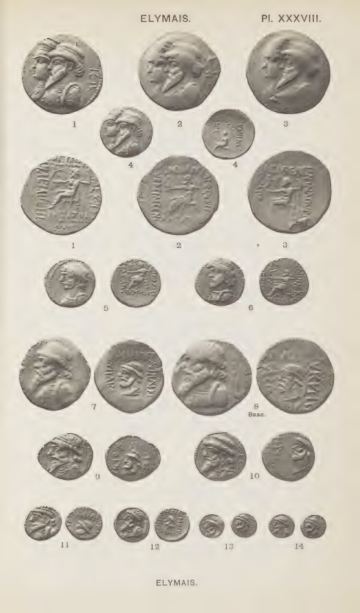 A Catalogue of the Greek Coins in the British Museum: Arabia, Mesopotamia, and Persia — plate p.79