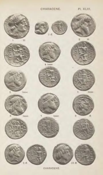 A Catalogue of the Greek Coins in the British Museum: Arabia, Mesopotamia, and Persia — plate p.89