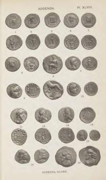 A Catalogue of the Greek Coins in the British Museum: Arabia, Mesopotamia, and Persia — plate p.99