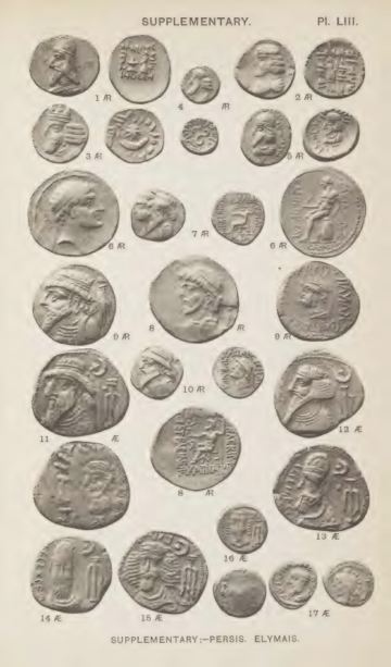 A Catalogue of the Greek Coins in the British Museum: Arabia, Mesopotamia, and Persia — plate p.109