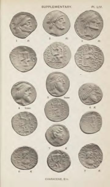 A Catalogue of the Greek Coins in the British Museum: Arabia, Mesopotamia, and Persia — plate p.111