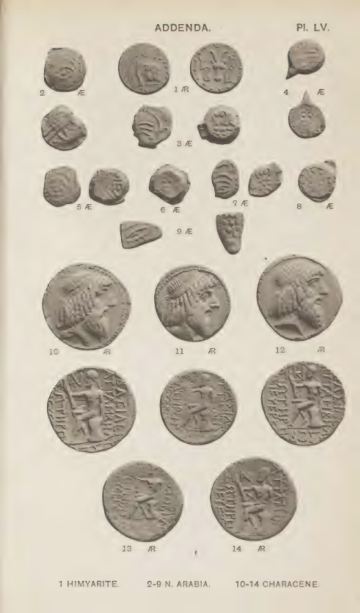 A Catalogue of the Greek Coins in the British Museum: Arabia, Mesopotamia, and Persia — plate p.113